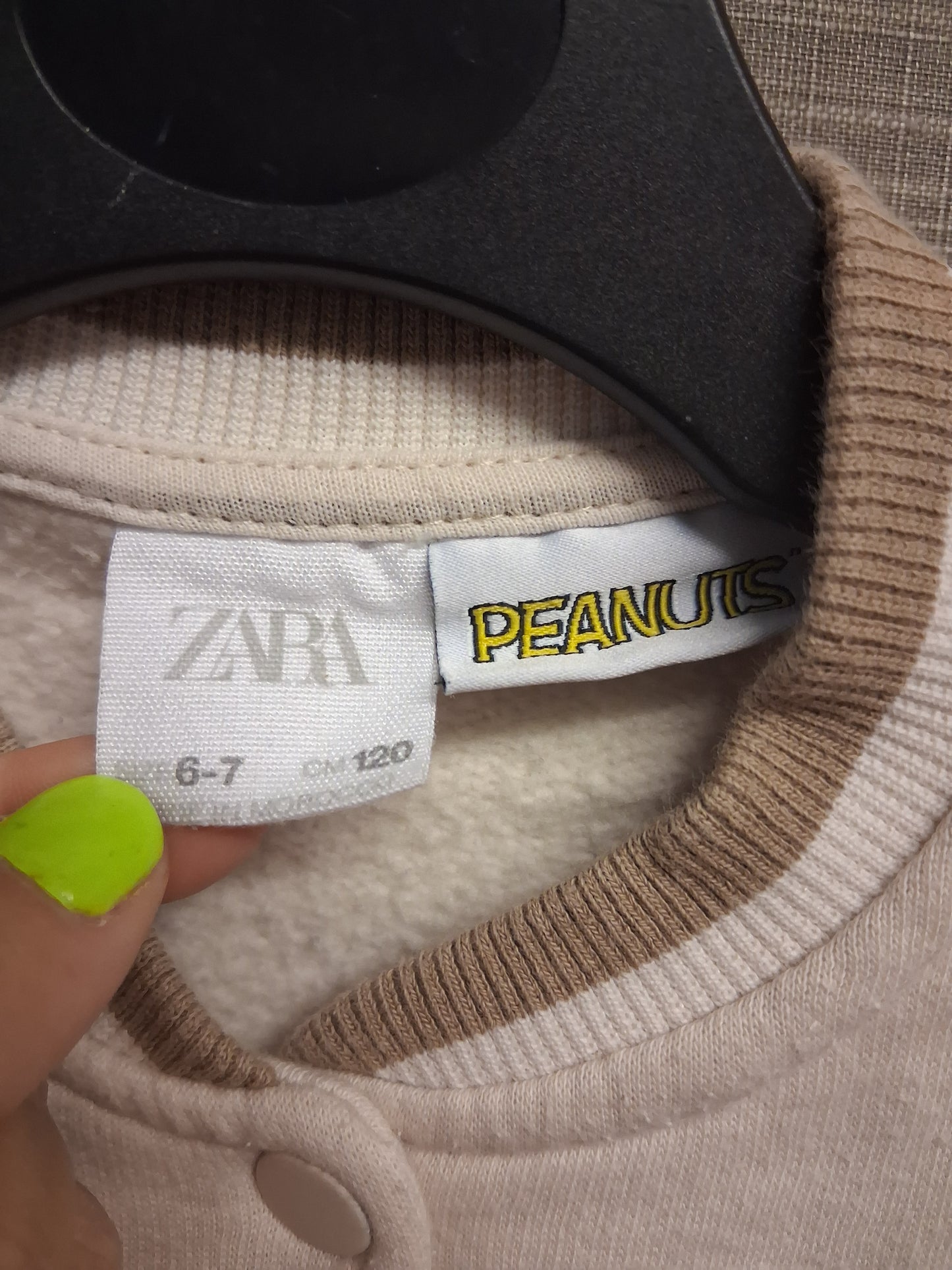 Zara Peanuts Snoopy Bomber Varisty Jacket Jersey Age 6-7 Years