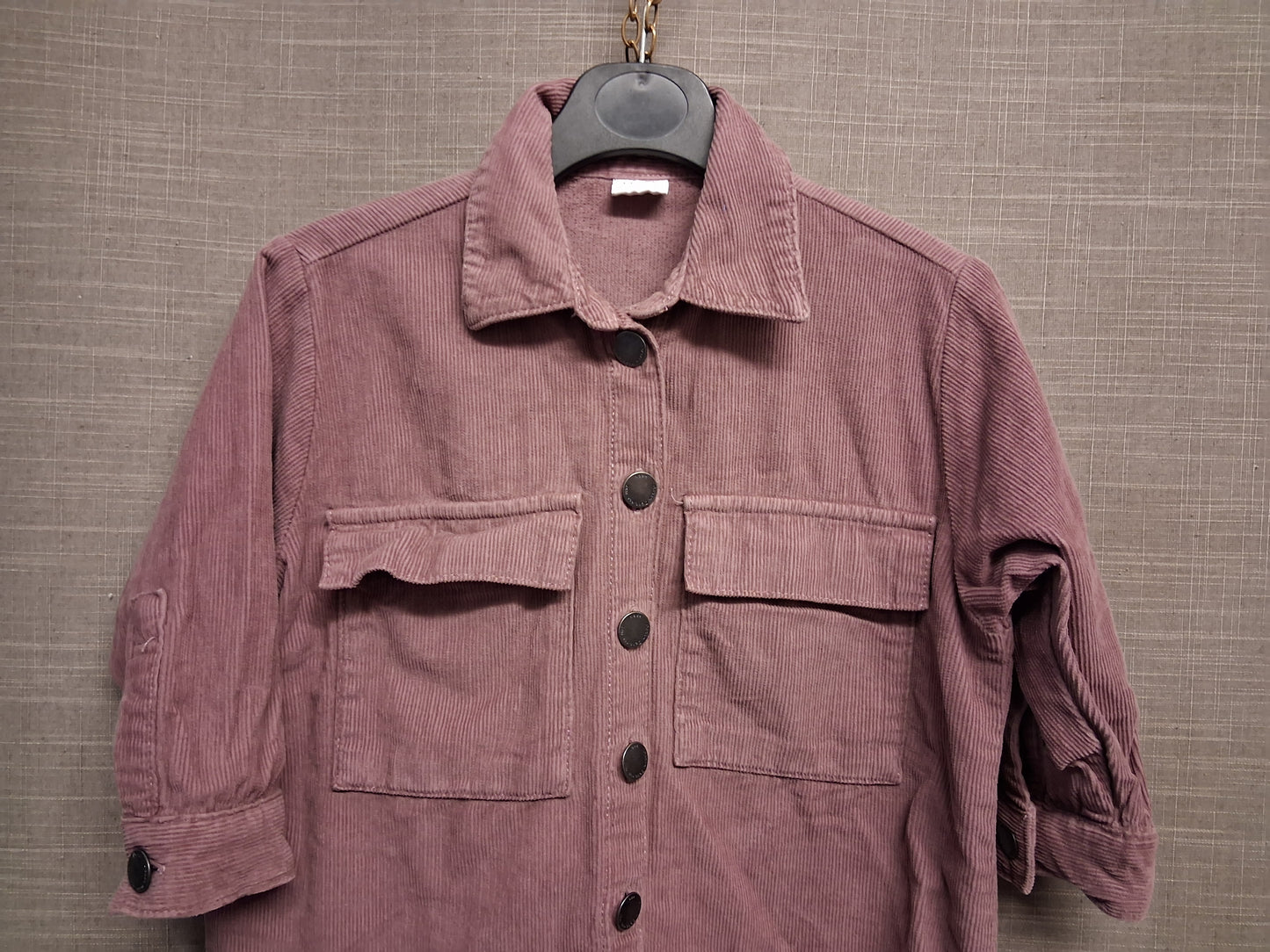Next Girls Corduroy Shirt Dress Dusky Pink Age 3 Years