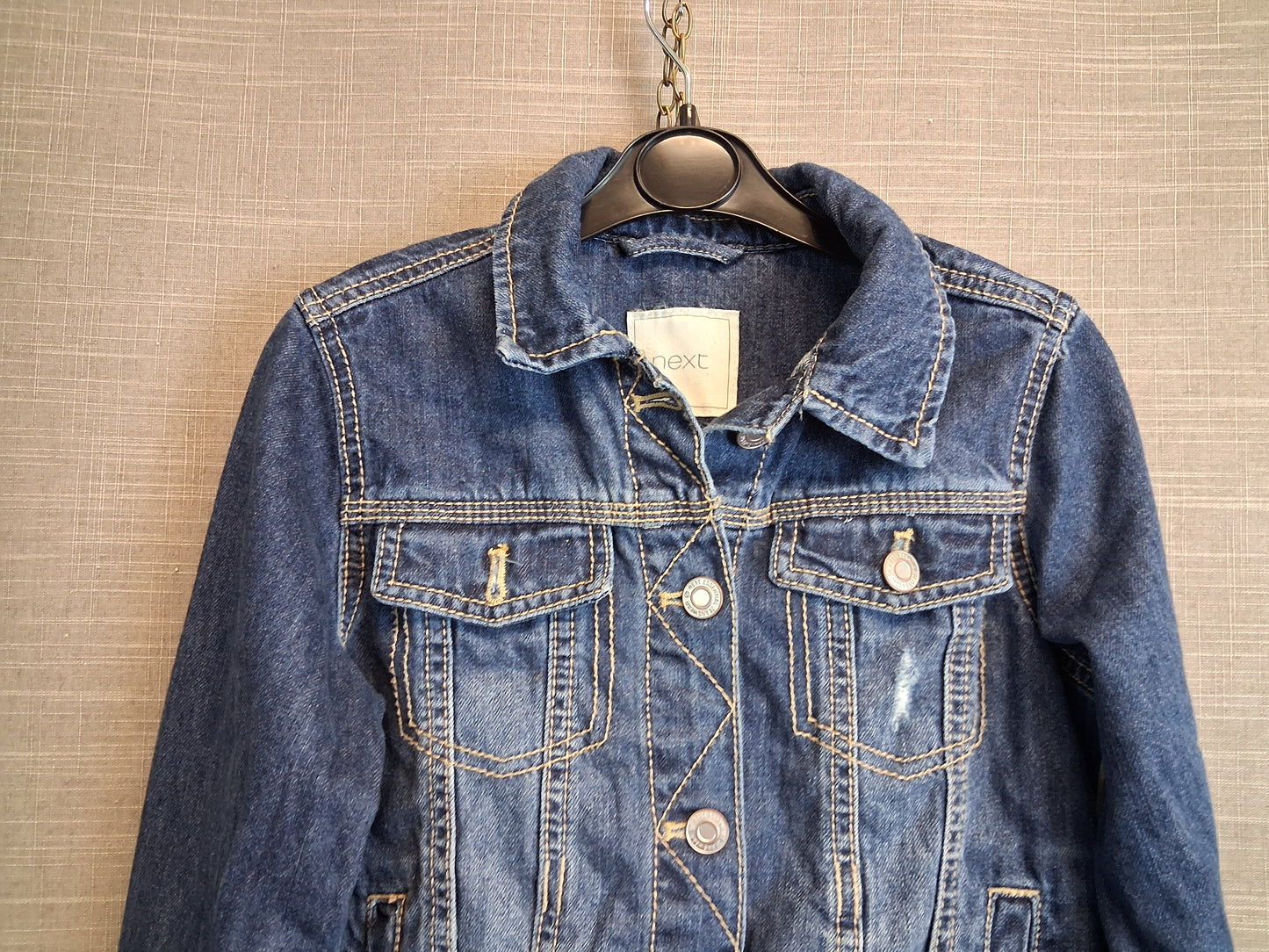 Next Girls Blue Denim Jacket Age 9 Years