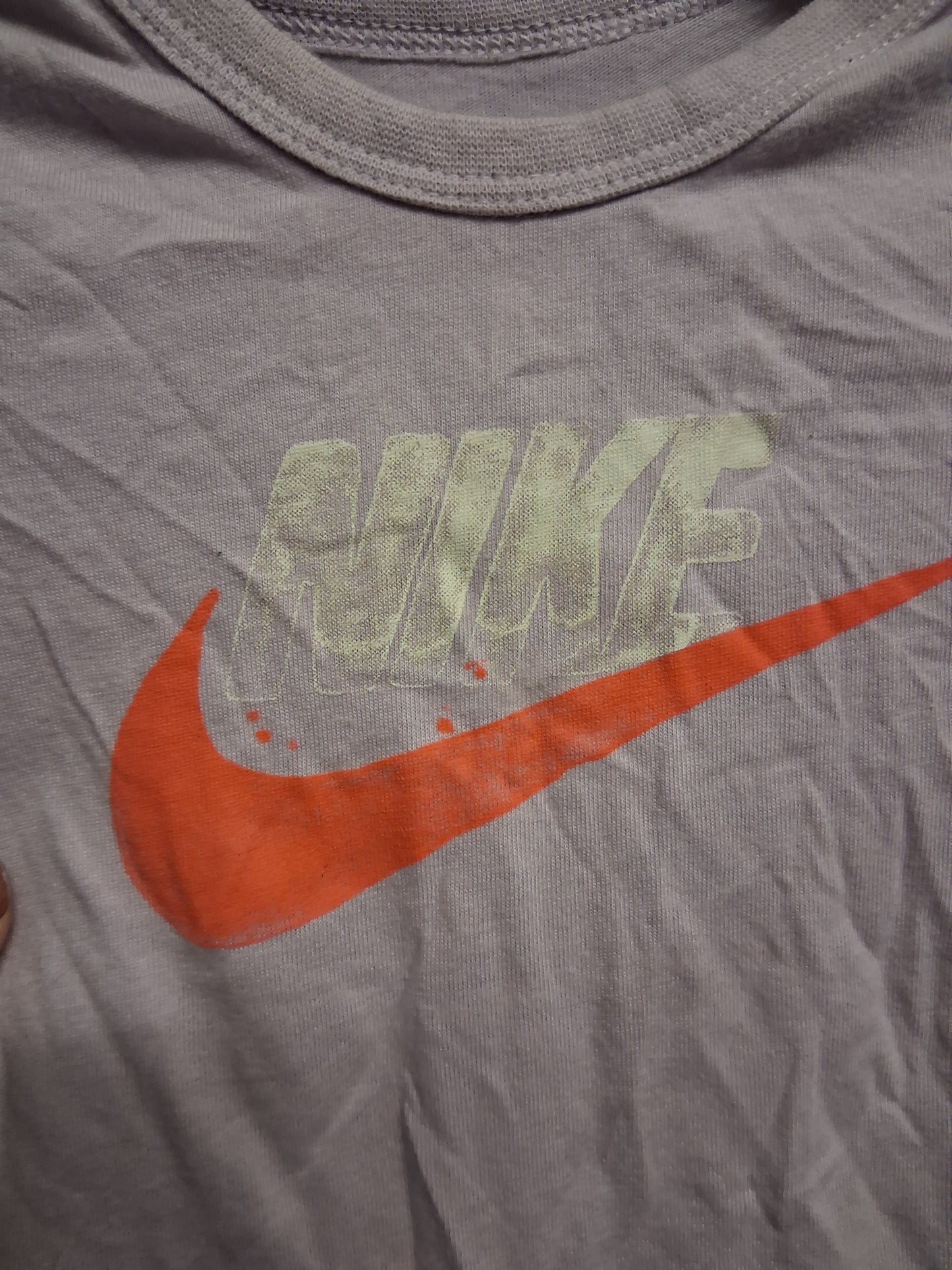 Nike Girls Lilac Short Sleeve Bodysuit Age 6 Months