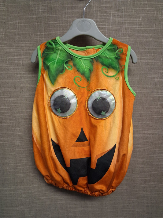 Morrisons Googly Eyed Pumpkin Costume Orange Age 2-3 Years