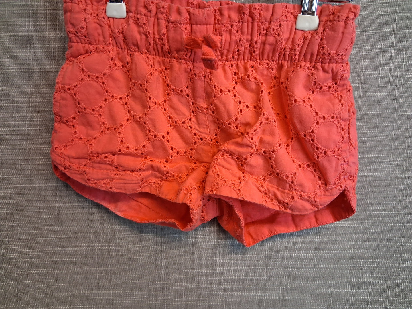Cat & Jack Girls Pink Brodiere Anglaise Shorts Age 12 Months