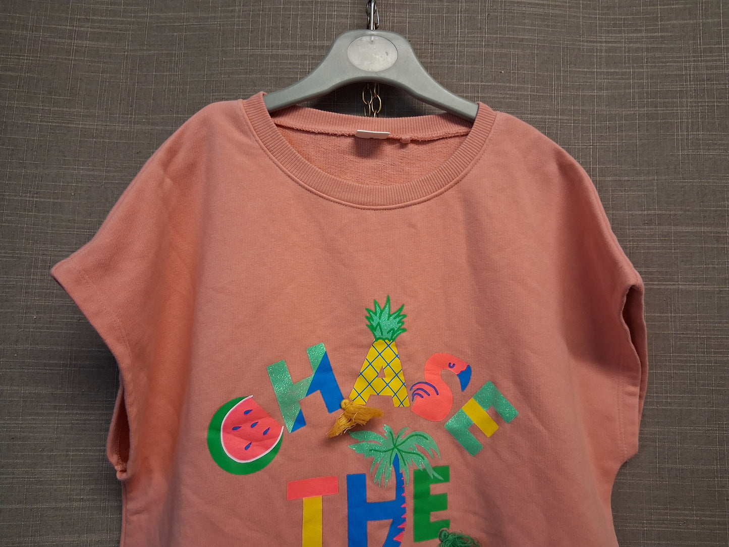 Next Girls Short Sleeve Sweater Jumper Age 11 Years