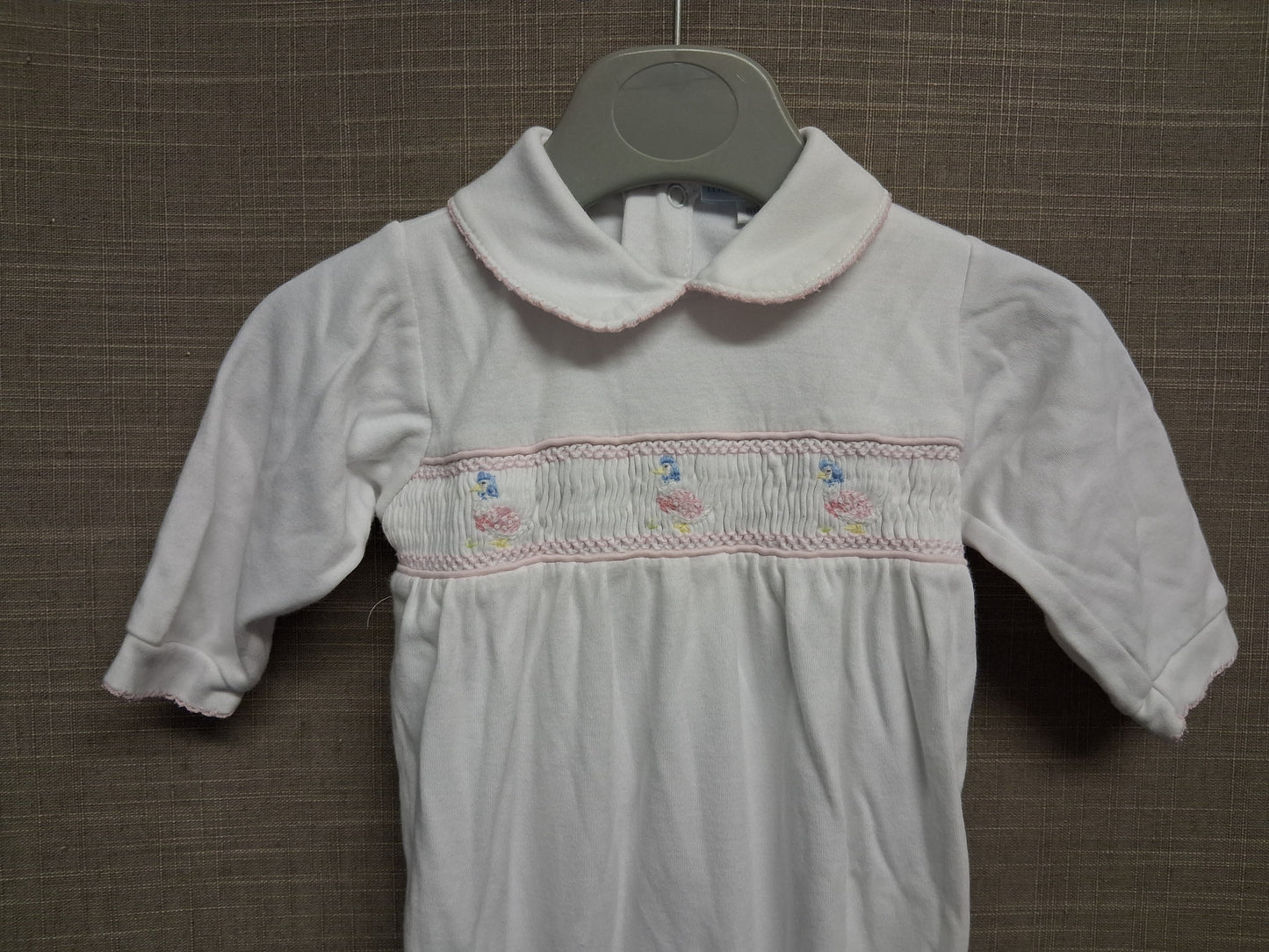 Mini la mode Peter Rabbit Sleepsuit Outfit Romper White Age Newborn