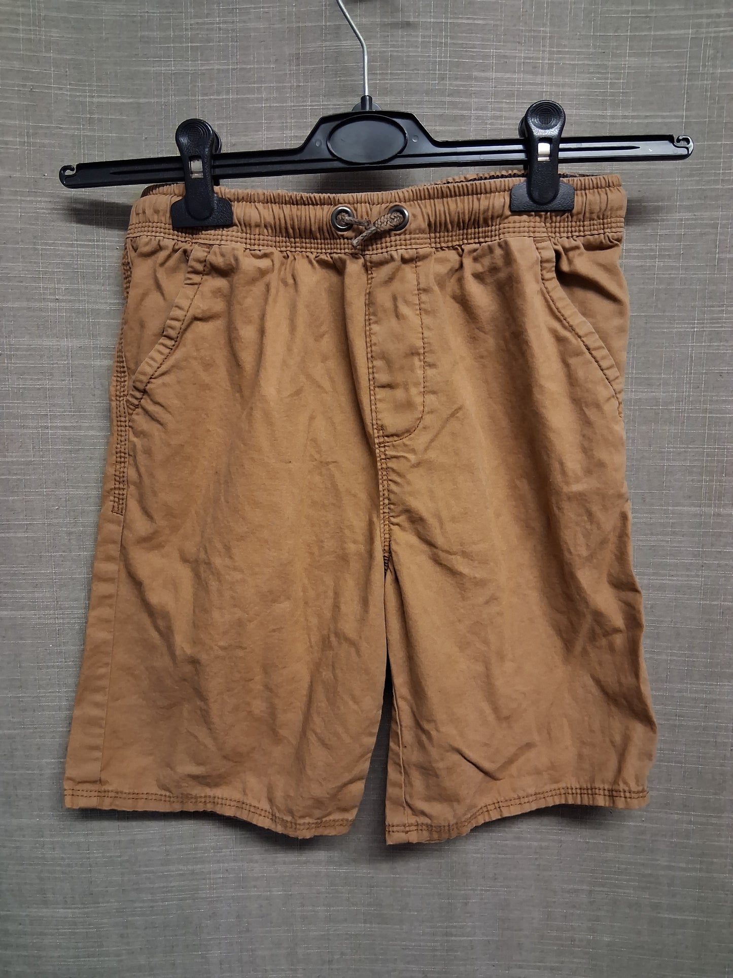George Boys Brown Chino Shorts Elastic Waist Age 11-12 Years