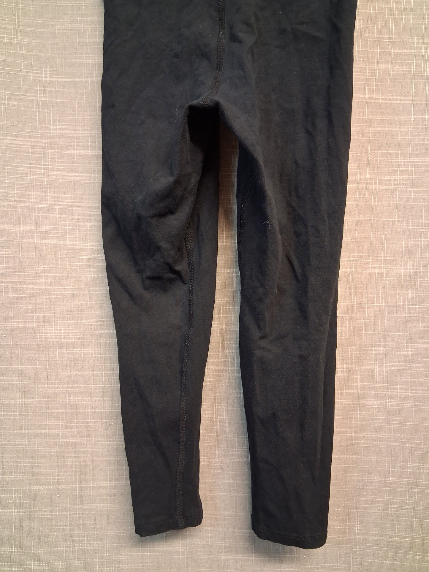 Marks and Spencer Girls Black Leggings Jersey Age 6-7 Years