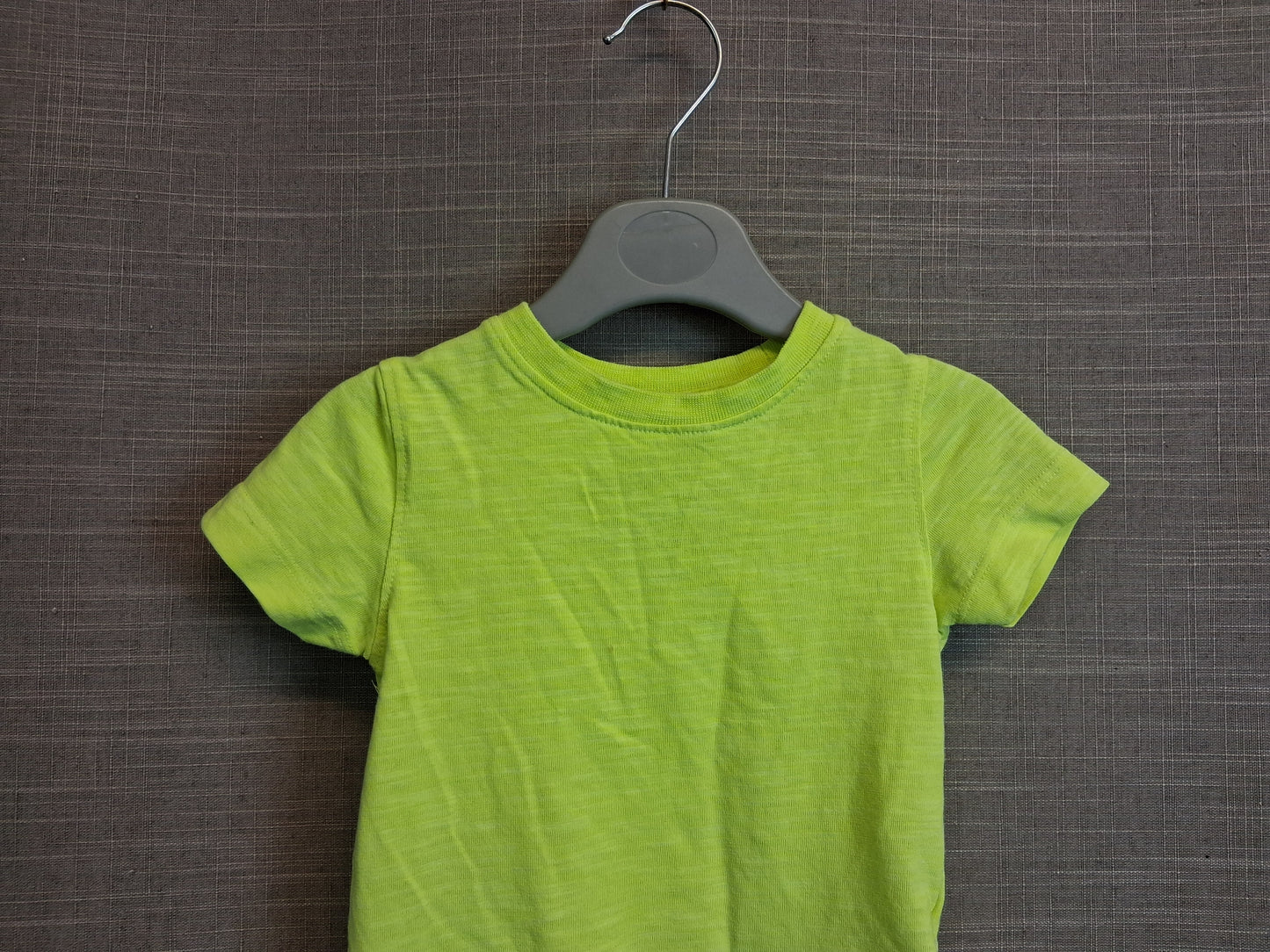 Next Boys Neon Yellow Short Sleeve T-Shirt Age 3-6 Months