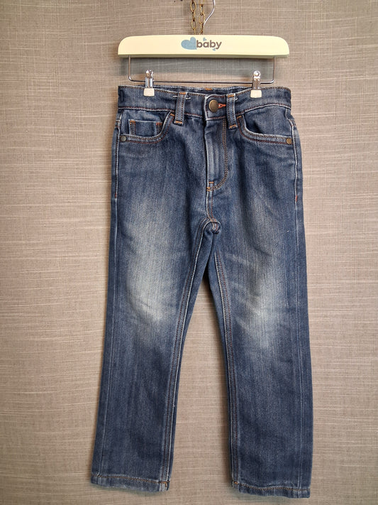 Next Boys Straight Leg Denim Jeans Blue Age 5 Years