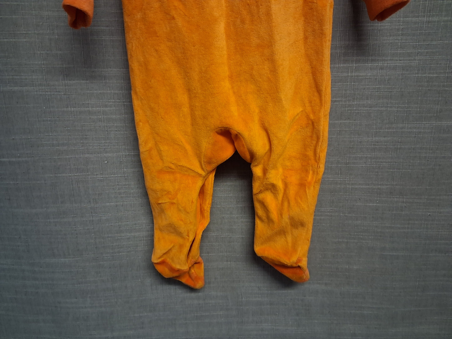 Hallowscream Baby Sleepsuit Romper Pumpkin Theme Orange Age 3-6 Months