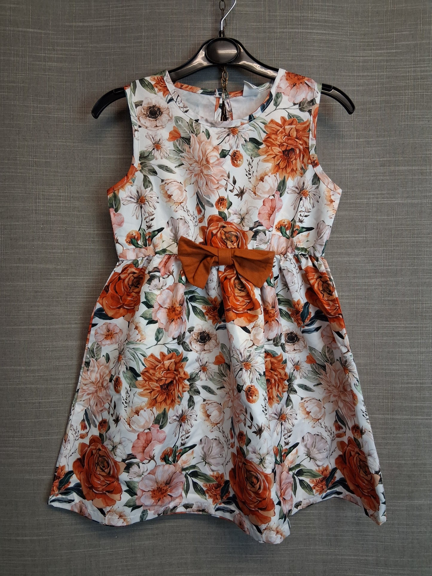 Shein Girls Sleeveless Dress Age 6 Years Multicolour Floral
