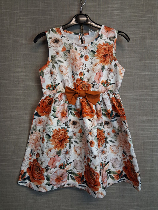 Shein Girls Sleeveless Dress Age 6 Years Multicolour Floral