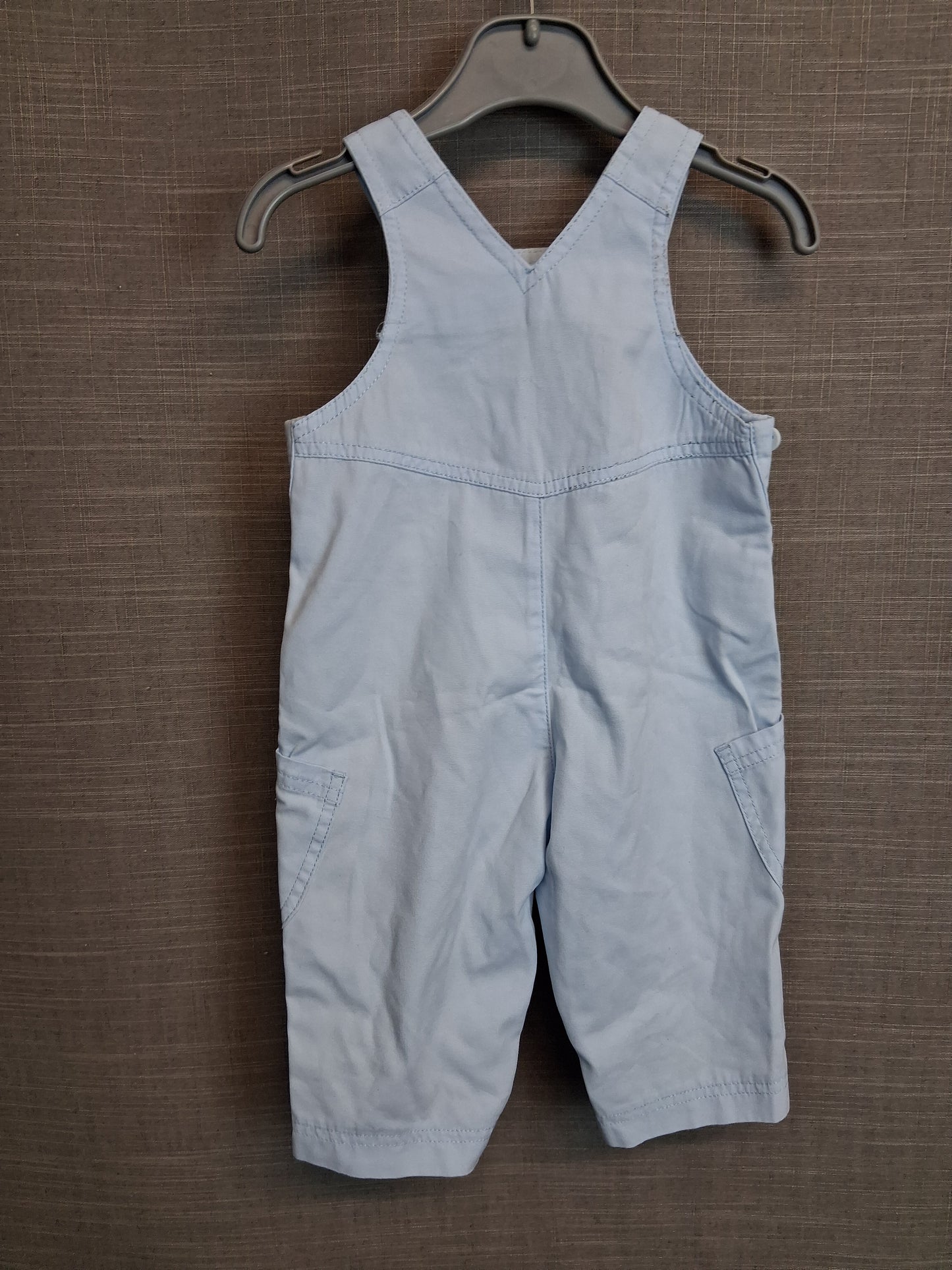 Disney Store Boys Winnie the Pooh Dungarees Age 3-6 Months Pale Blue