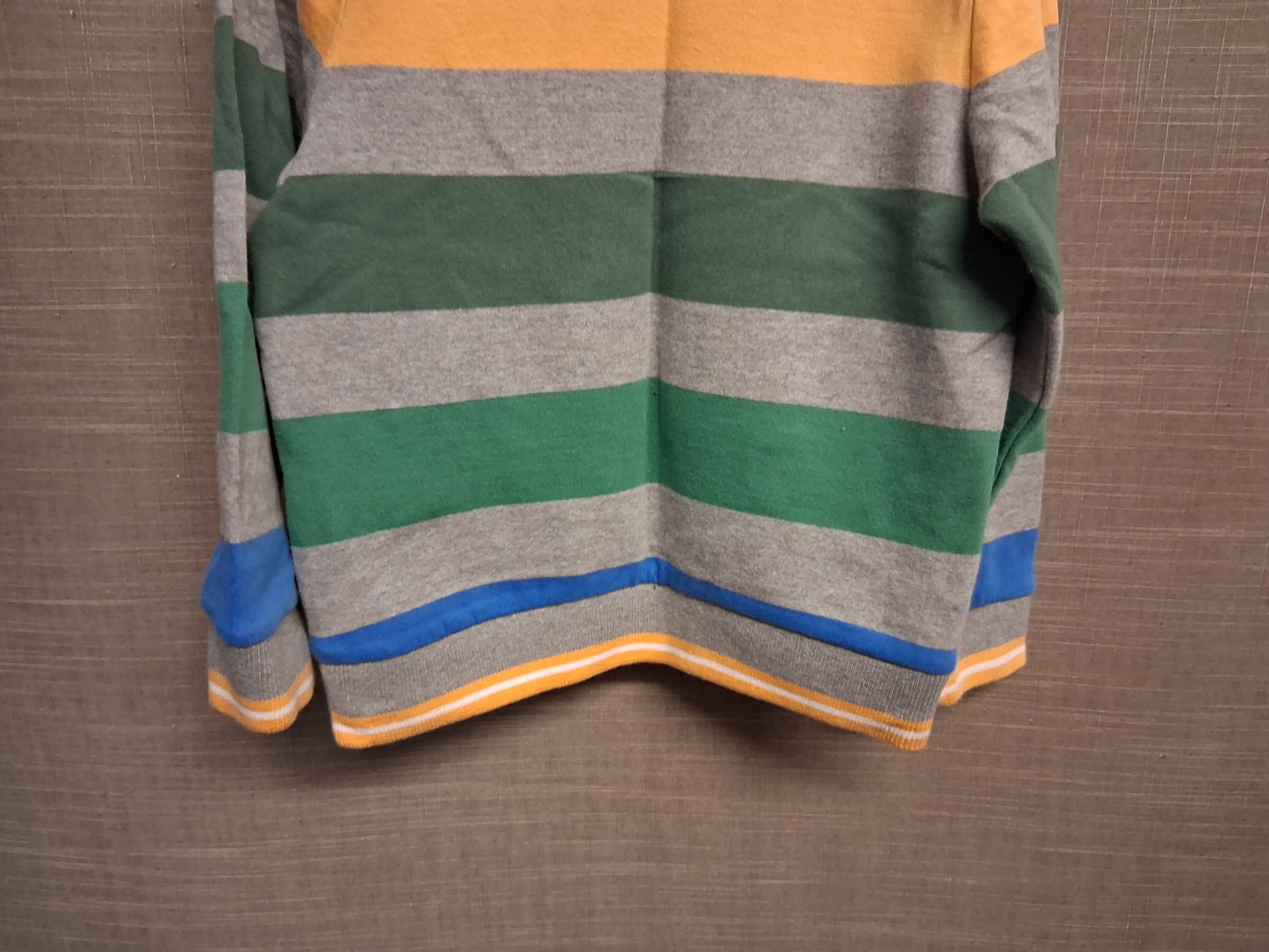 Nutmeg Multicolour Striped Long Sleeve Sweater With Pockets Age 3-4 Years