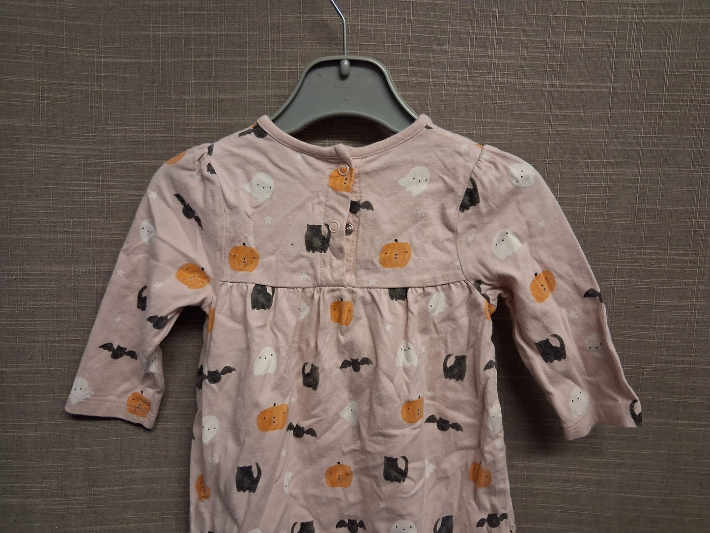 George Girls Halloween Pink Jersey A Line Dress Age 6-9 Months