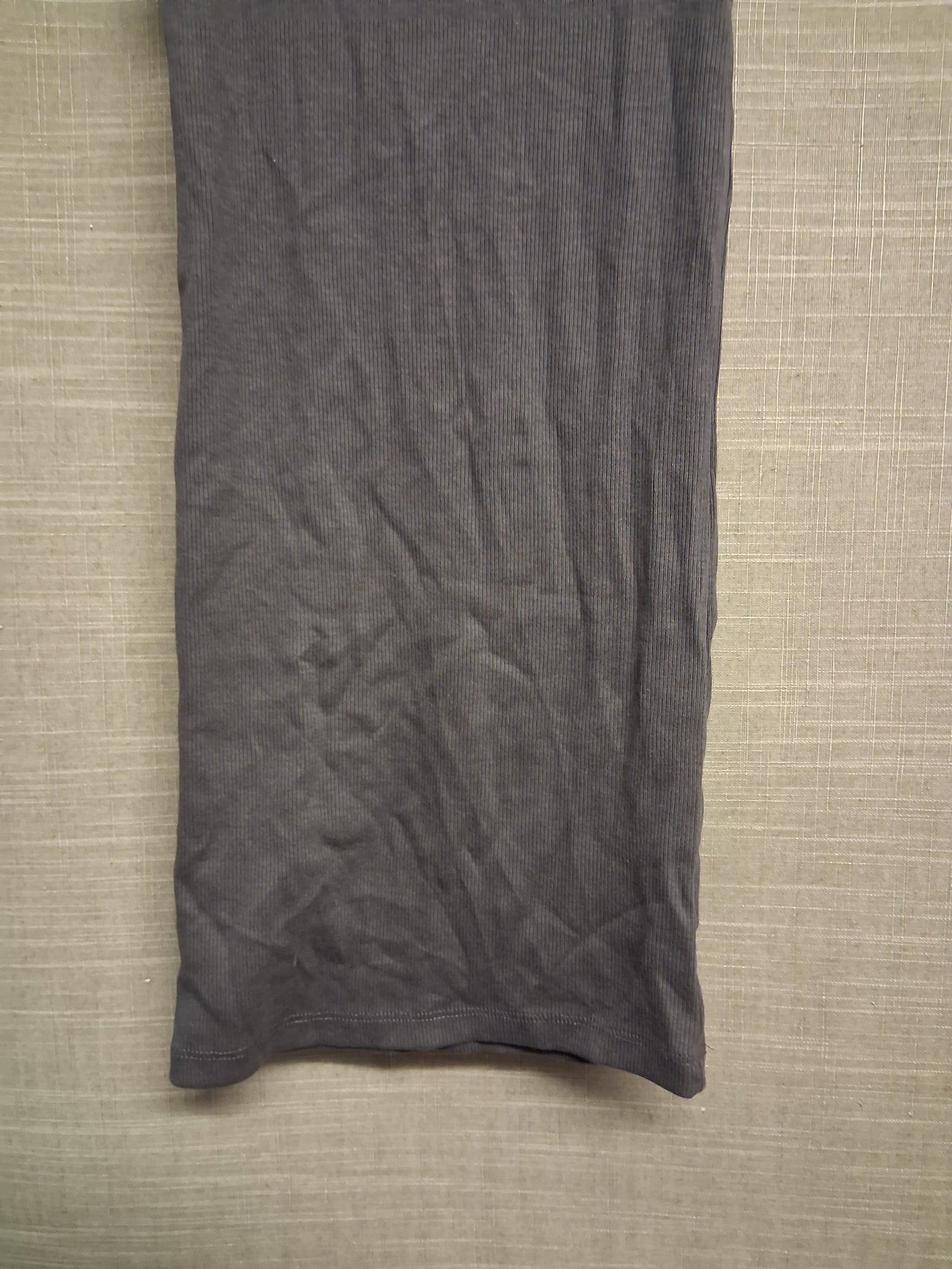 F&F Grey Jersey Ribbed Tank Vest Dress Age 7-8 Years