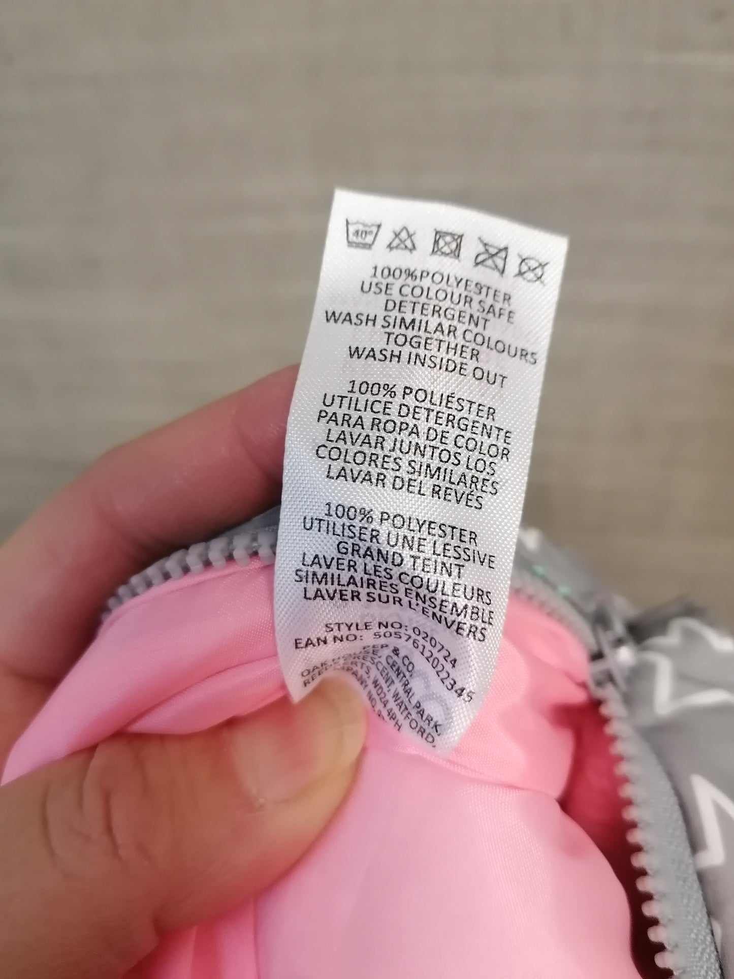 Pep&Co Girls Snowsuit Age 9-12 Months Grey Owl Print Padded Hooded