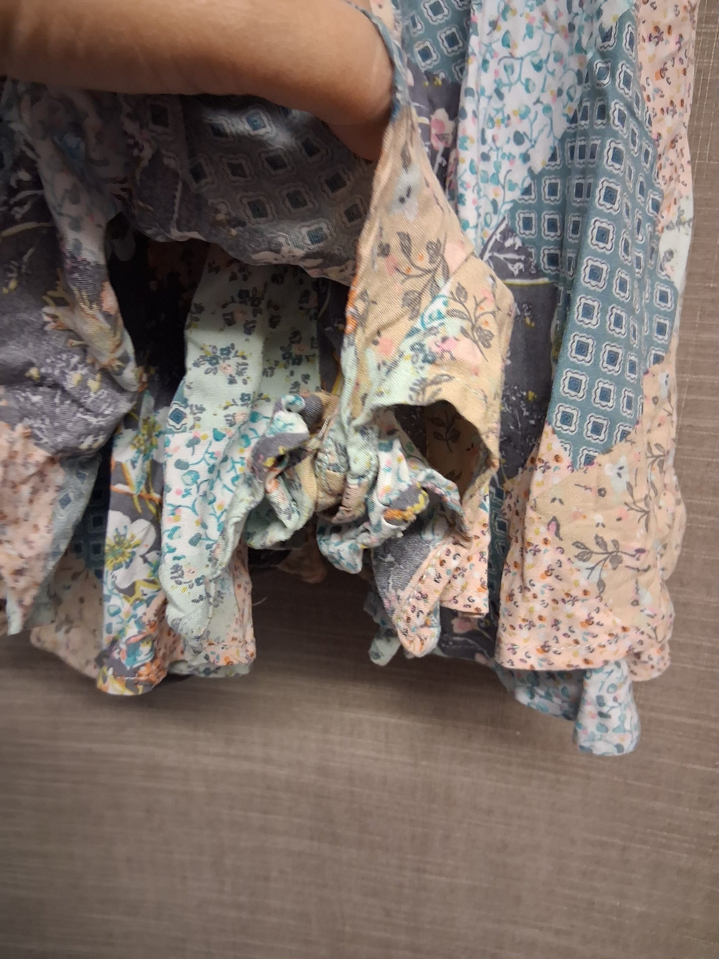 Next Girls Multicolour Floral Patchwork Playsuit Age 3 Years