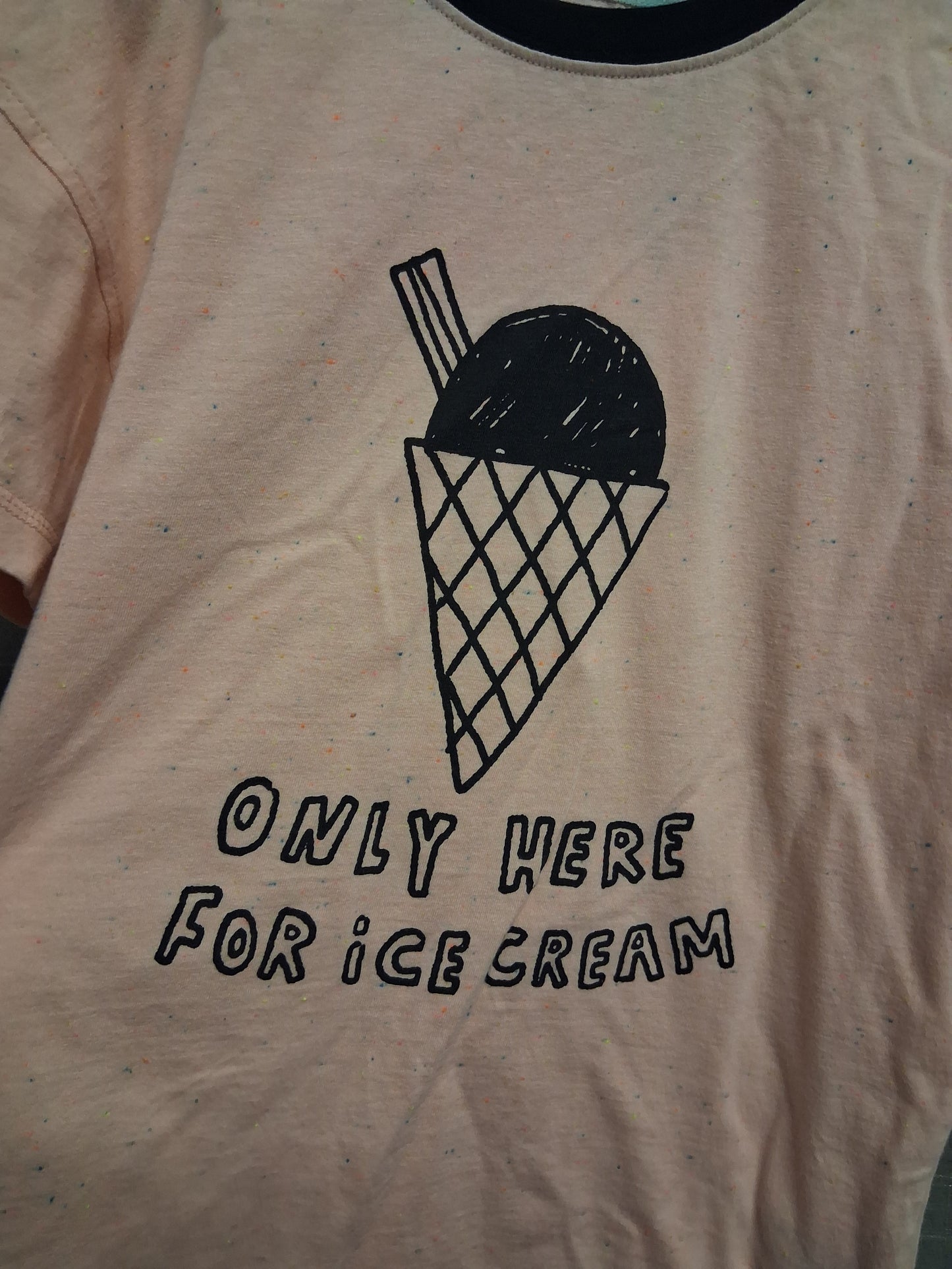 Mylene Klass Boys Apricot Ice Cream Theme Short Sleeve T-Shirt Age 5-6 Years New