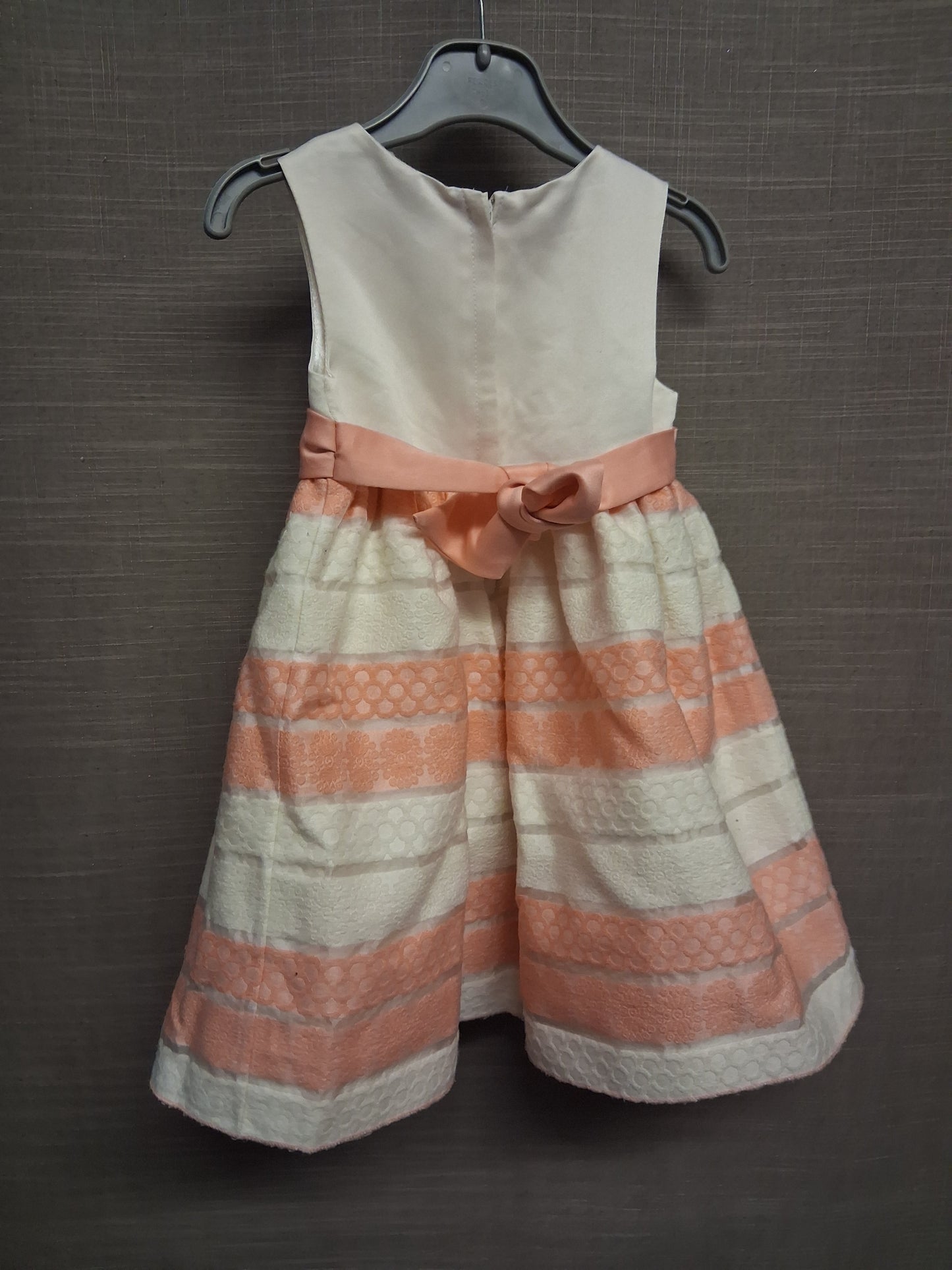 Cinderella Girls Ivory Peach Party Dress Special Occasion Age 2 Years