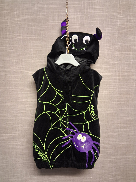 TU Boys Halloween Spider Costume Age 2-3 Years