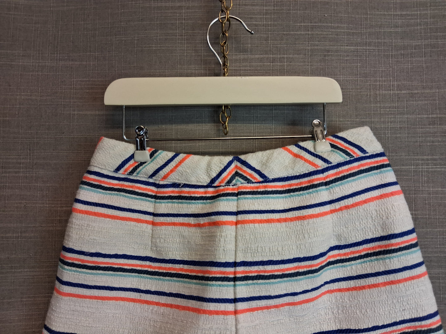 Next Girls Cream Multicolour Stripe Age 8 Years