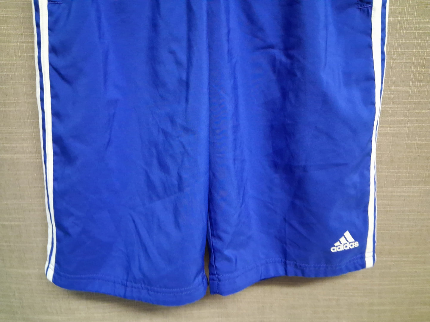 Adidas Boys Blue Shorts Age 13-14 Years