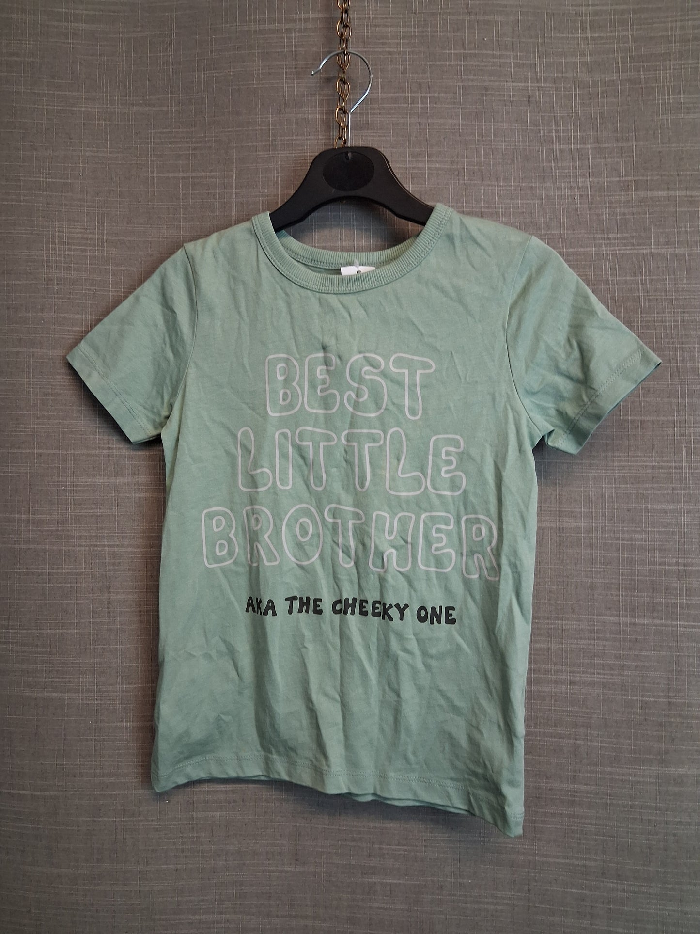 George Boys Green "Best Little Brother" T-Shirt Age 5-6 Years New