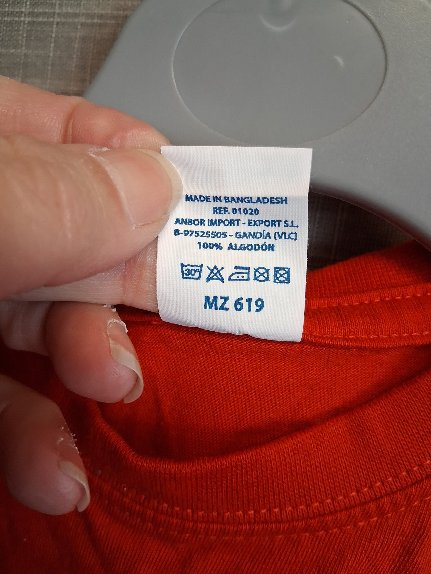 Anbor Bebe Bluey Red Short Sleeve T-Shirt Age 1-2 Years