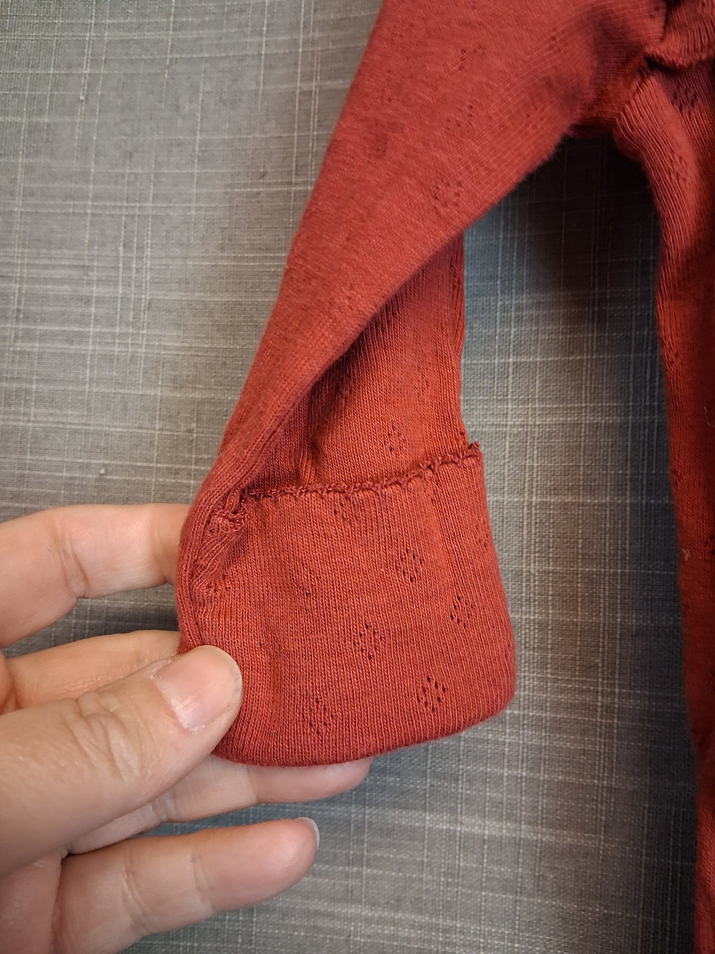 George Girls Red Sleepsuit Age Tiny Baby