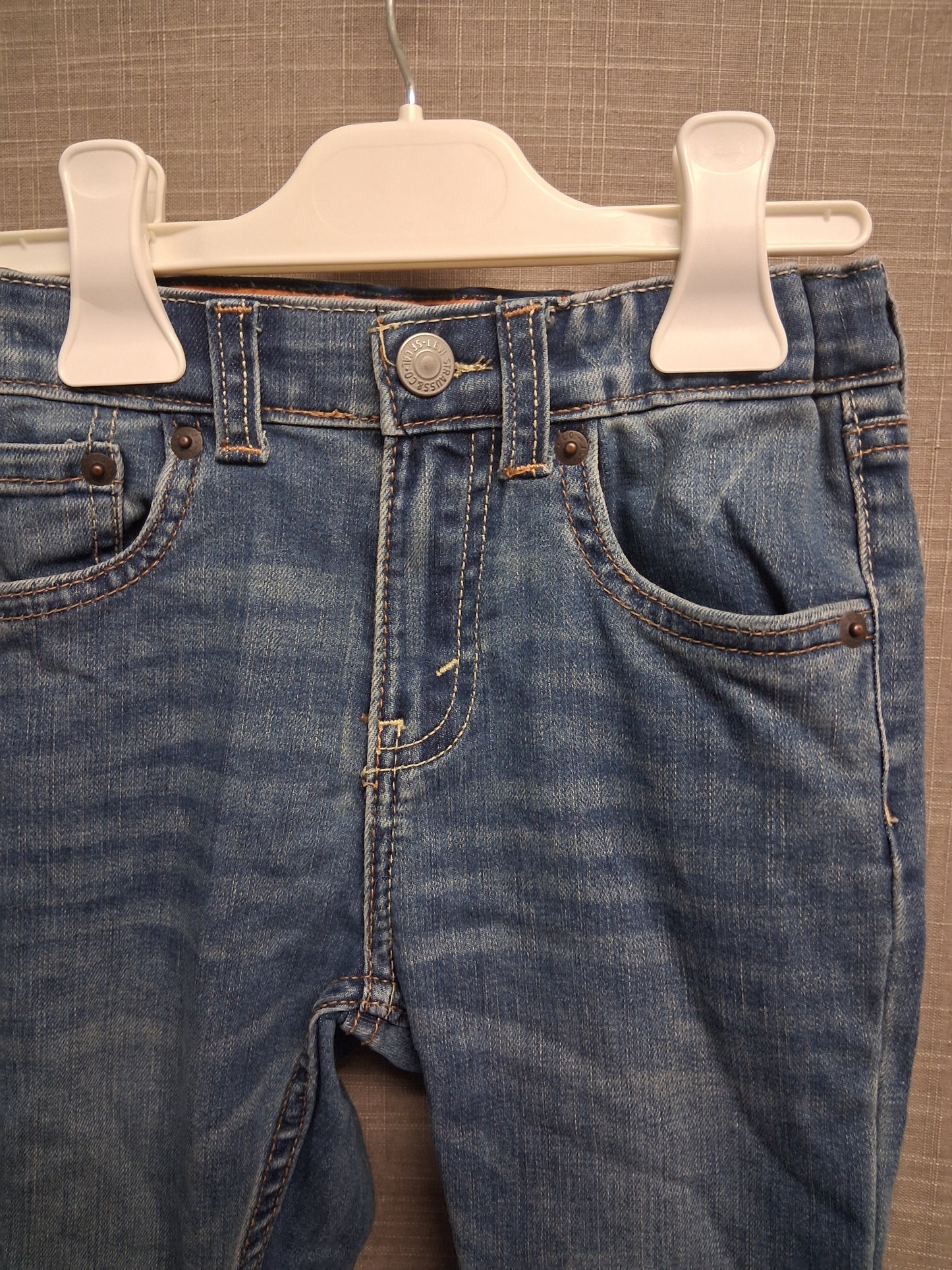 Levis Boys Blue Straight Slim Leg Jeans Age 6 Years