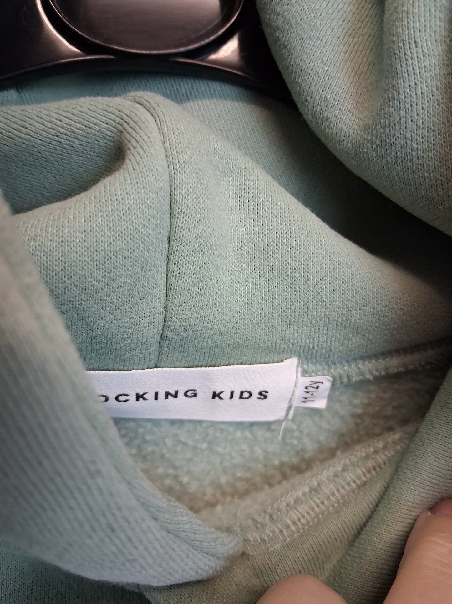 My Rocking Kids Girls Green Hoodie Soft Hood with ears Age 11-12 Years