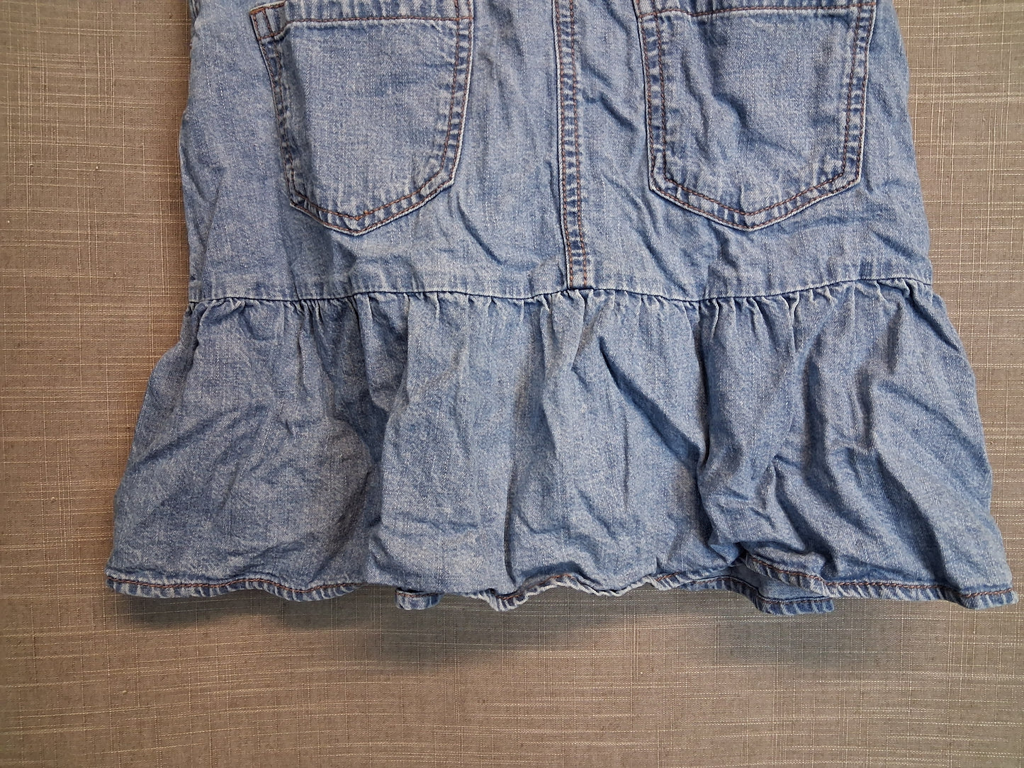 George Girls Blue Denim Skirt Age 10-11 Years