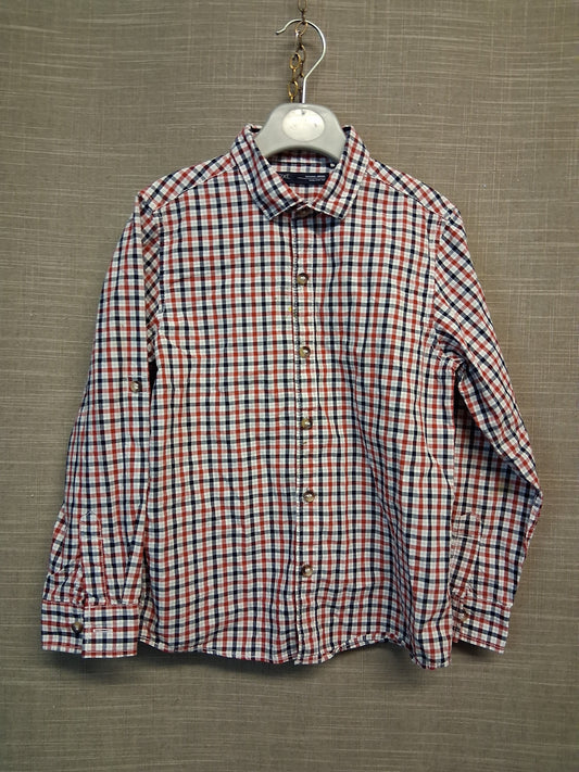 Next Boys Long Sleeve Check Shirt Age 5-6 Years