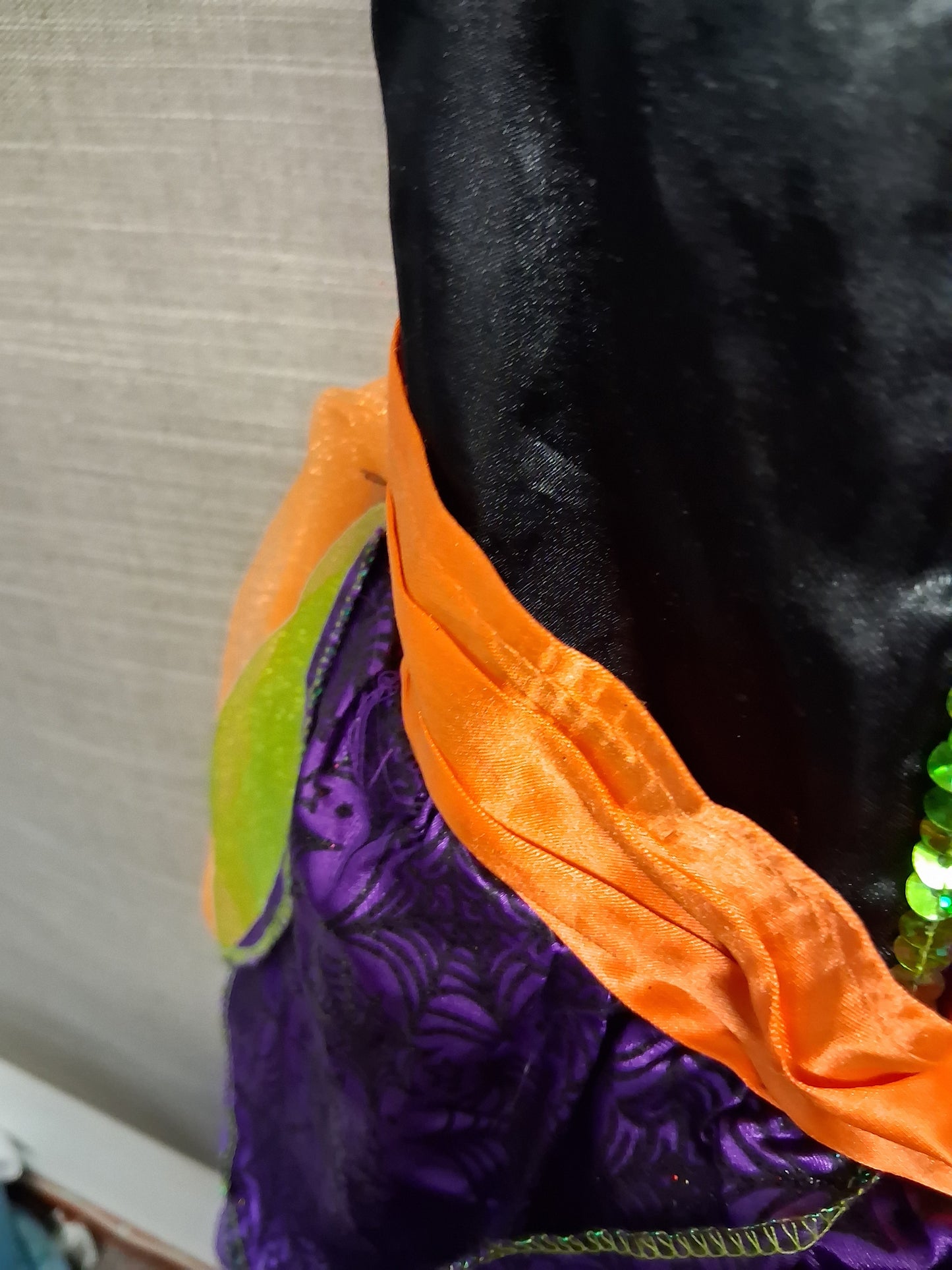 TU Girls Halloween Costume Witch Theme with Mask Age 7-8 Years