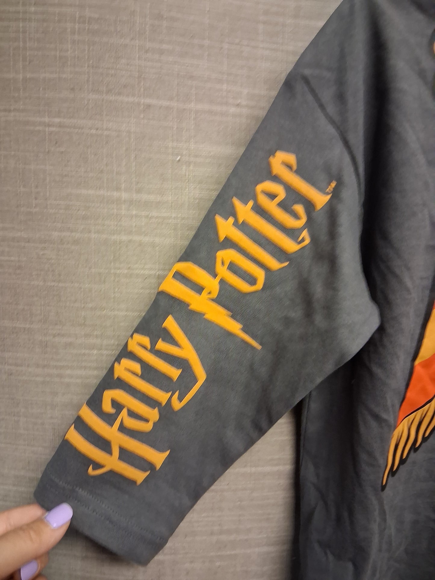 Harry Potter F&F Grey Long Sleeve Boys T-Shirt Age 3-4 Years