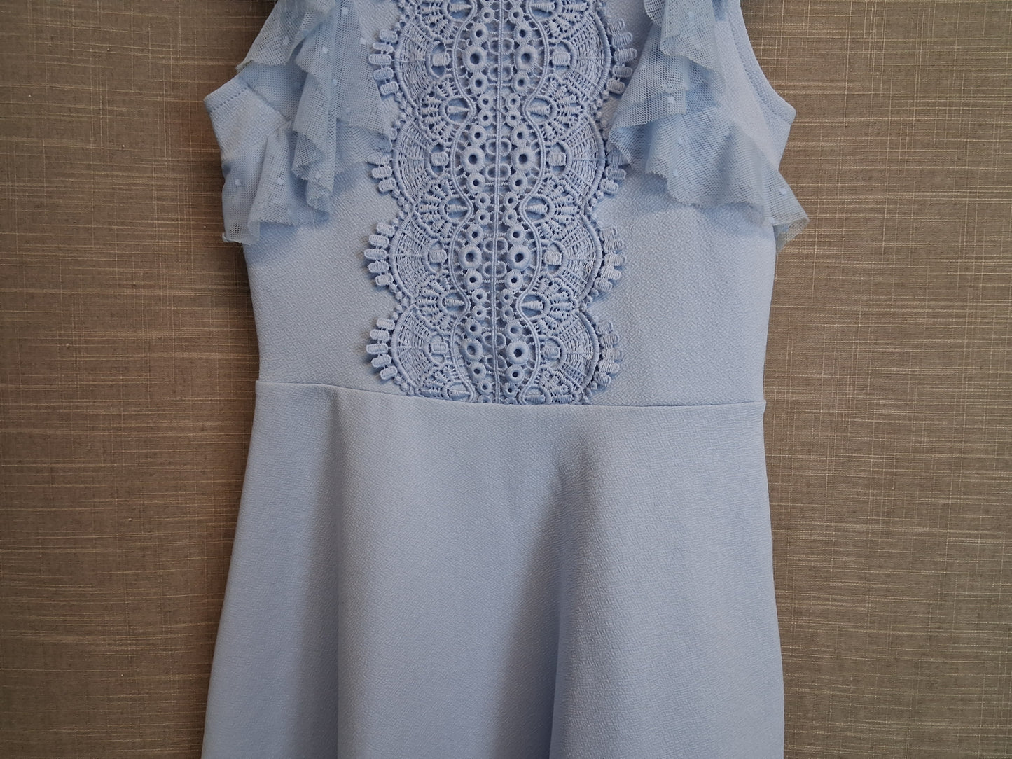 River Island Girls Blue Dress Age 9-10 Years