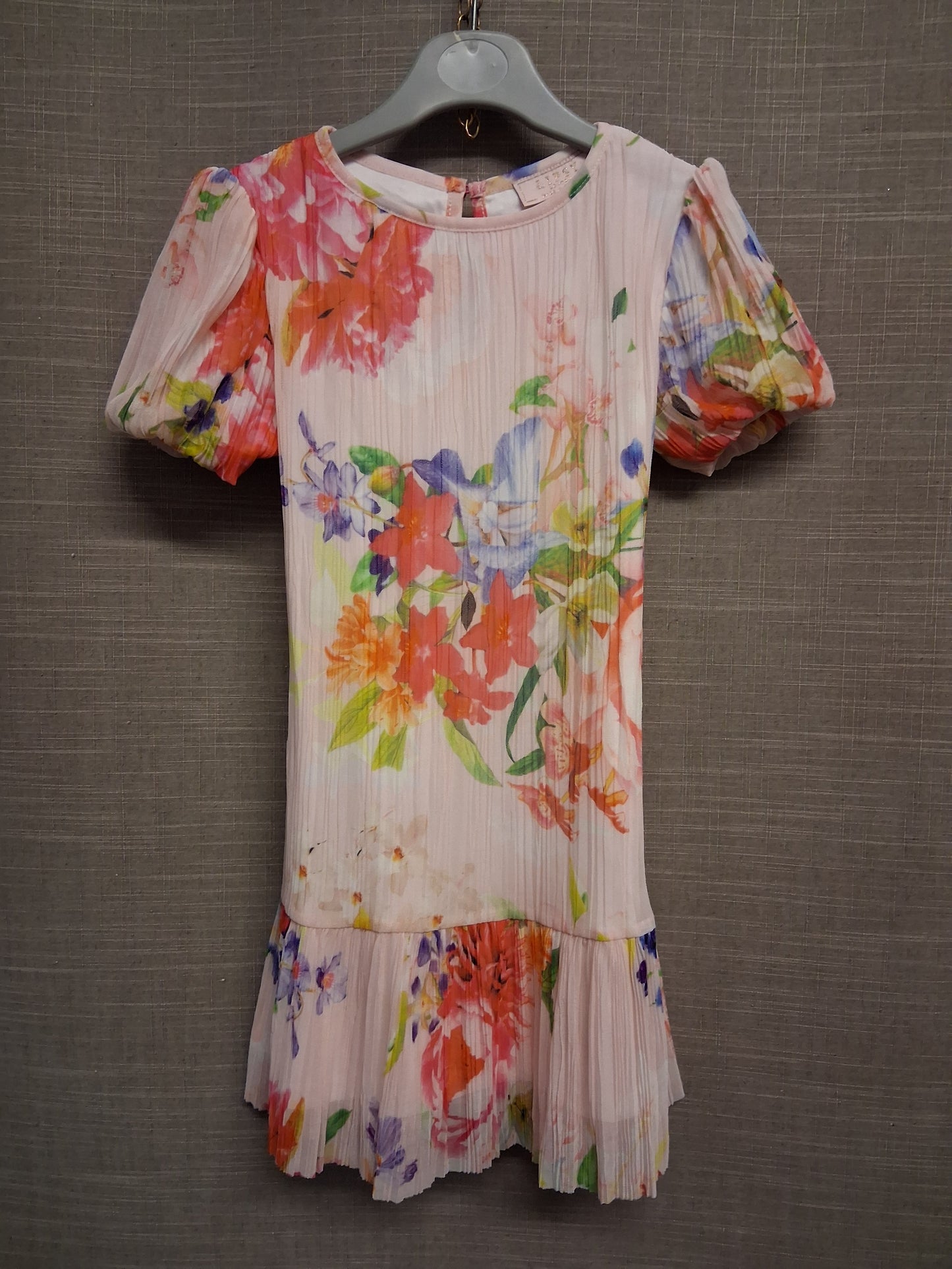 Lipsy Girls Pretty Pink Floral A Line Dress Age 5 Years