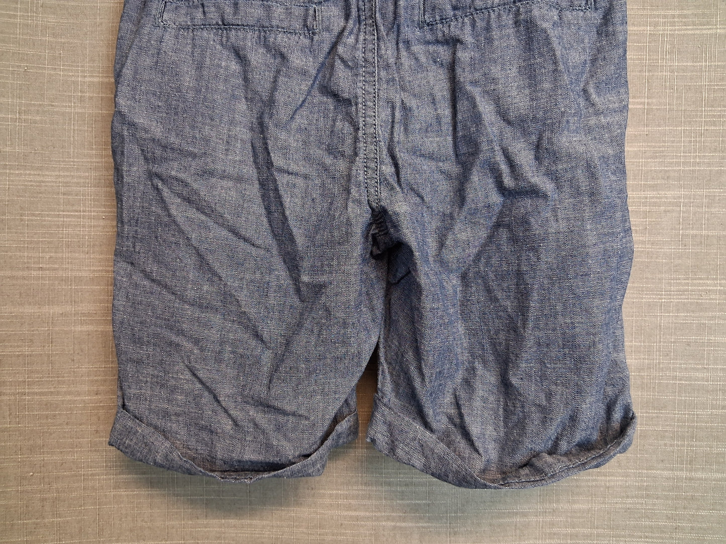 Nutmeg Boys Blue Denim Style  Chino Shorts Age 7-8 Years