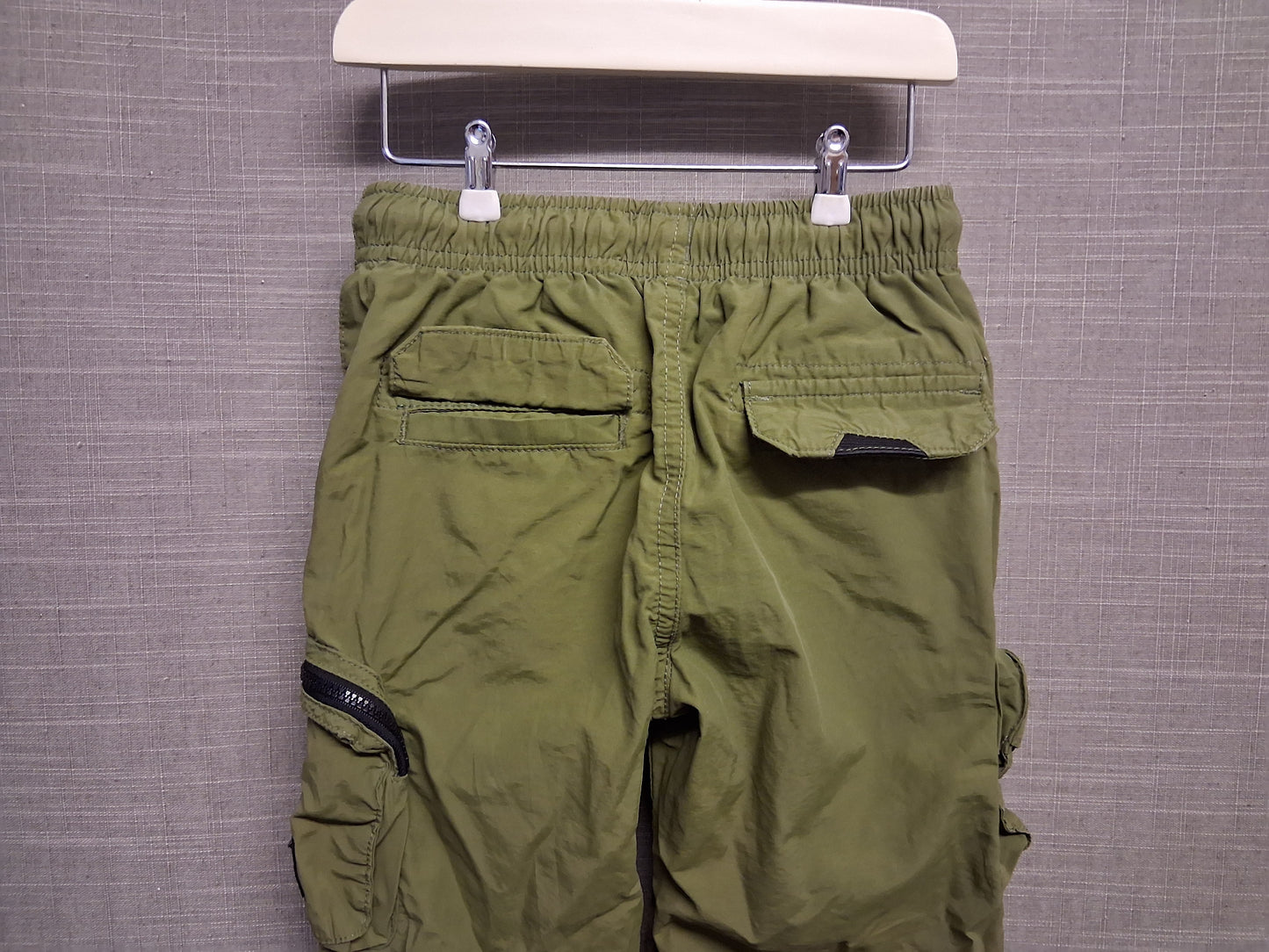 Next Boys Green Cargo Trousers Lined Age 3 Years