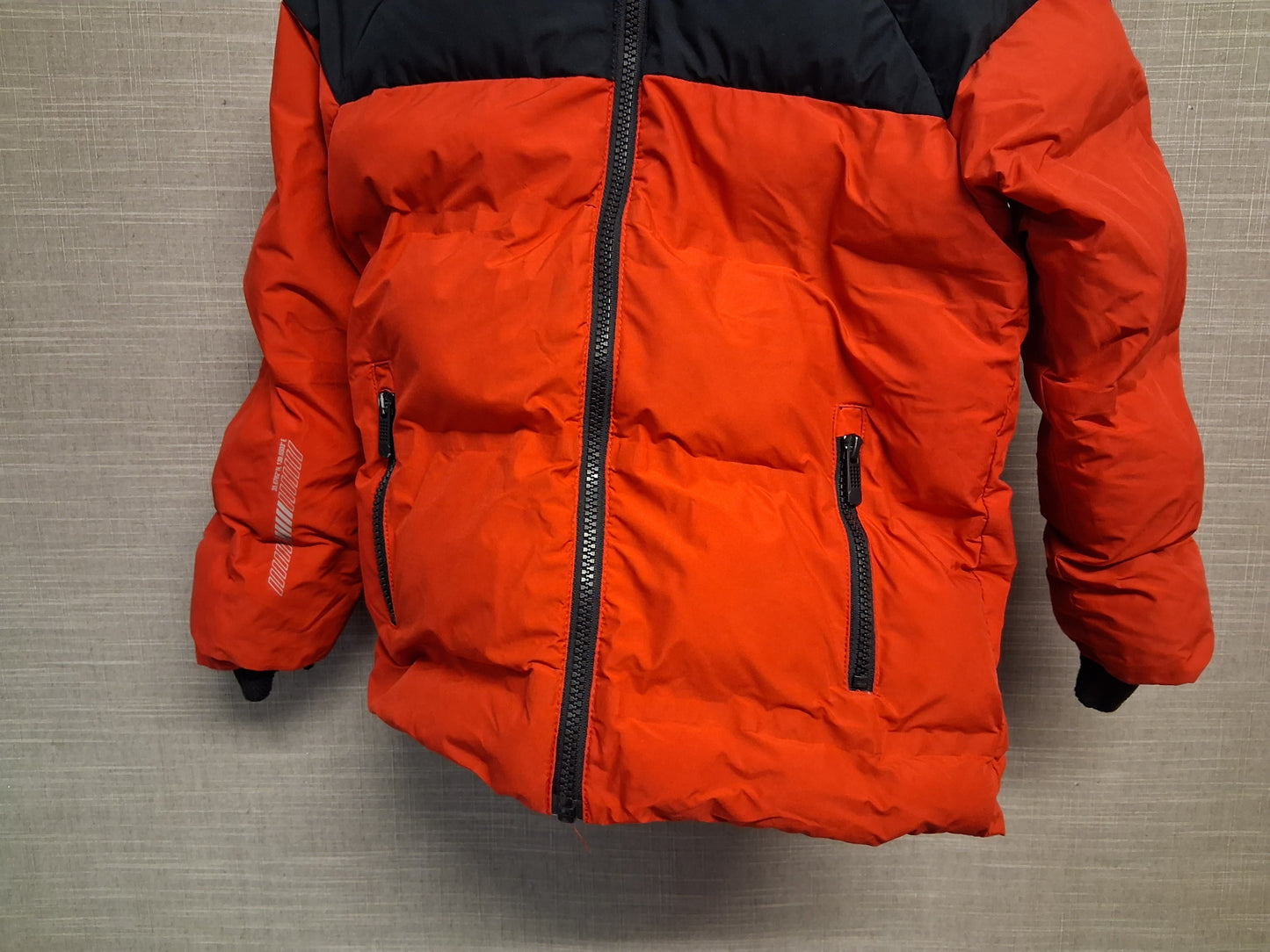 Next Boys Black Red Puffer Coat Age 5 Years