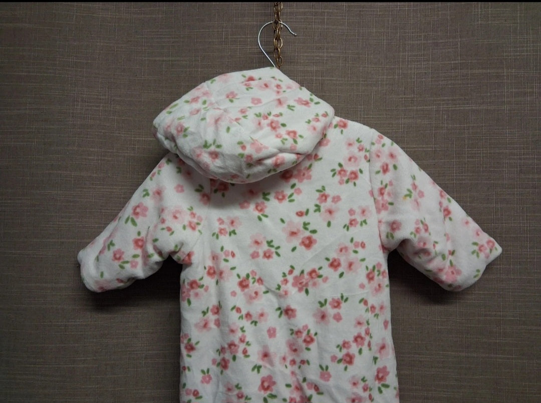 Mama & Papas Unisex Beige Netural Padded Pramsuit Age 3-6 Months