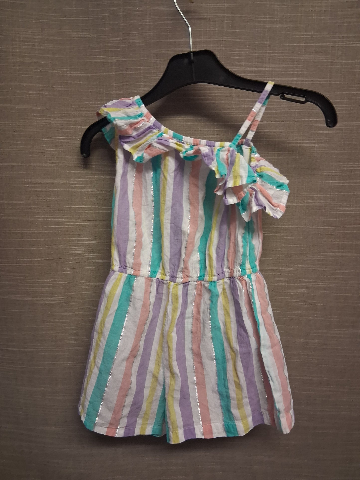 Minoti Girls Multicolour Striped Playsuit Age 4-5 Years