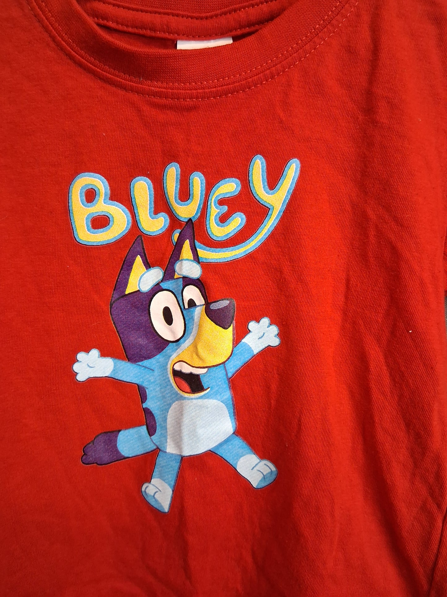 Anbor Bebe Bluey Red Short Sleeve T-Shirt Age 1-2 Years