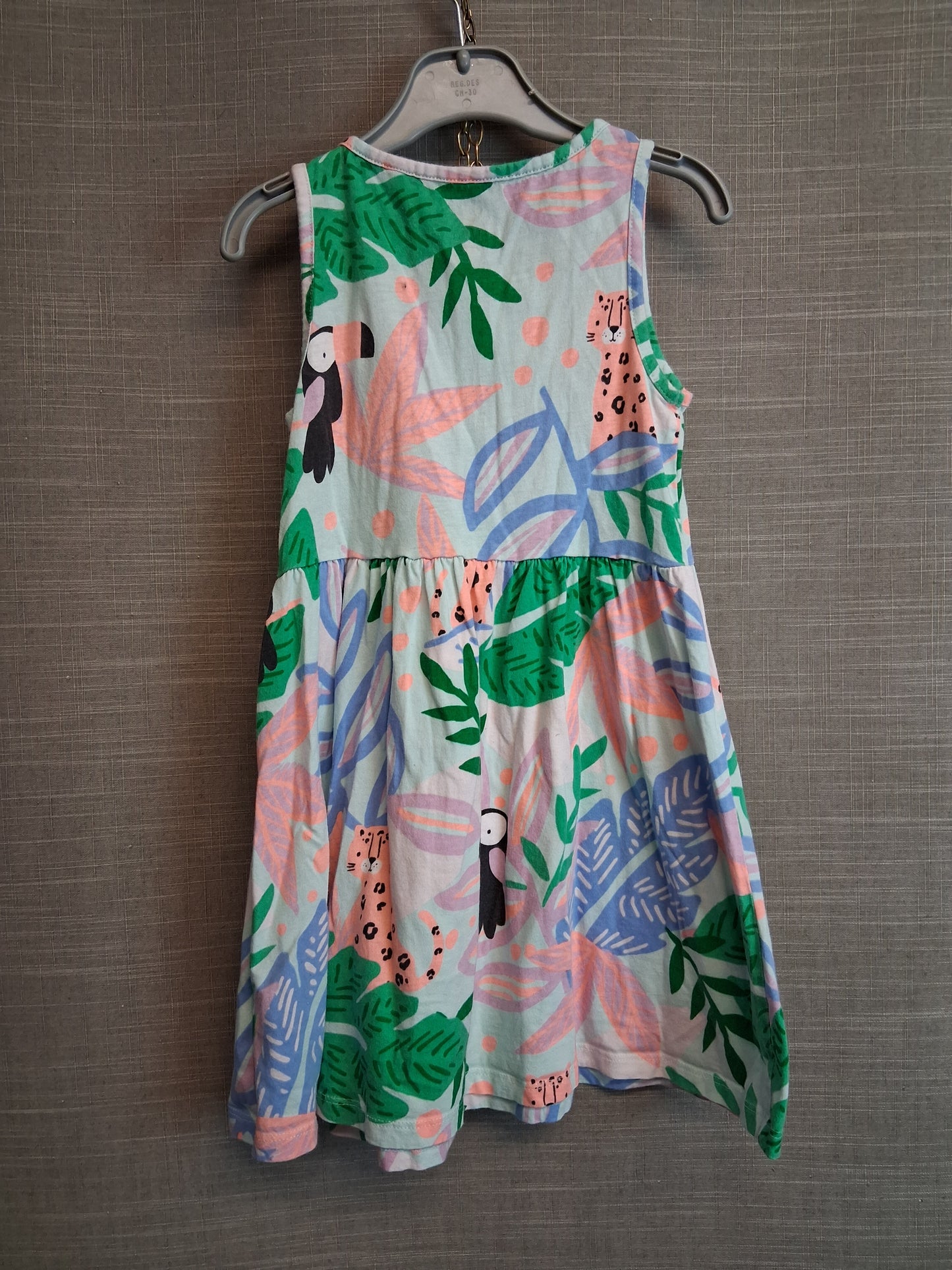 F&F Girls Multicolour Floral Sundress Sleeveless Age 5-6 Years