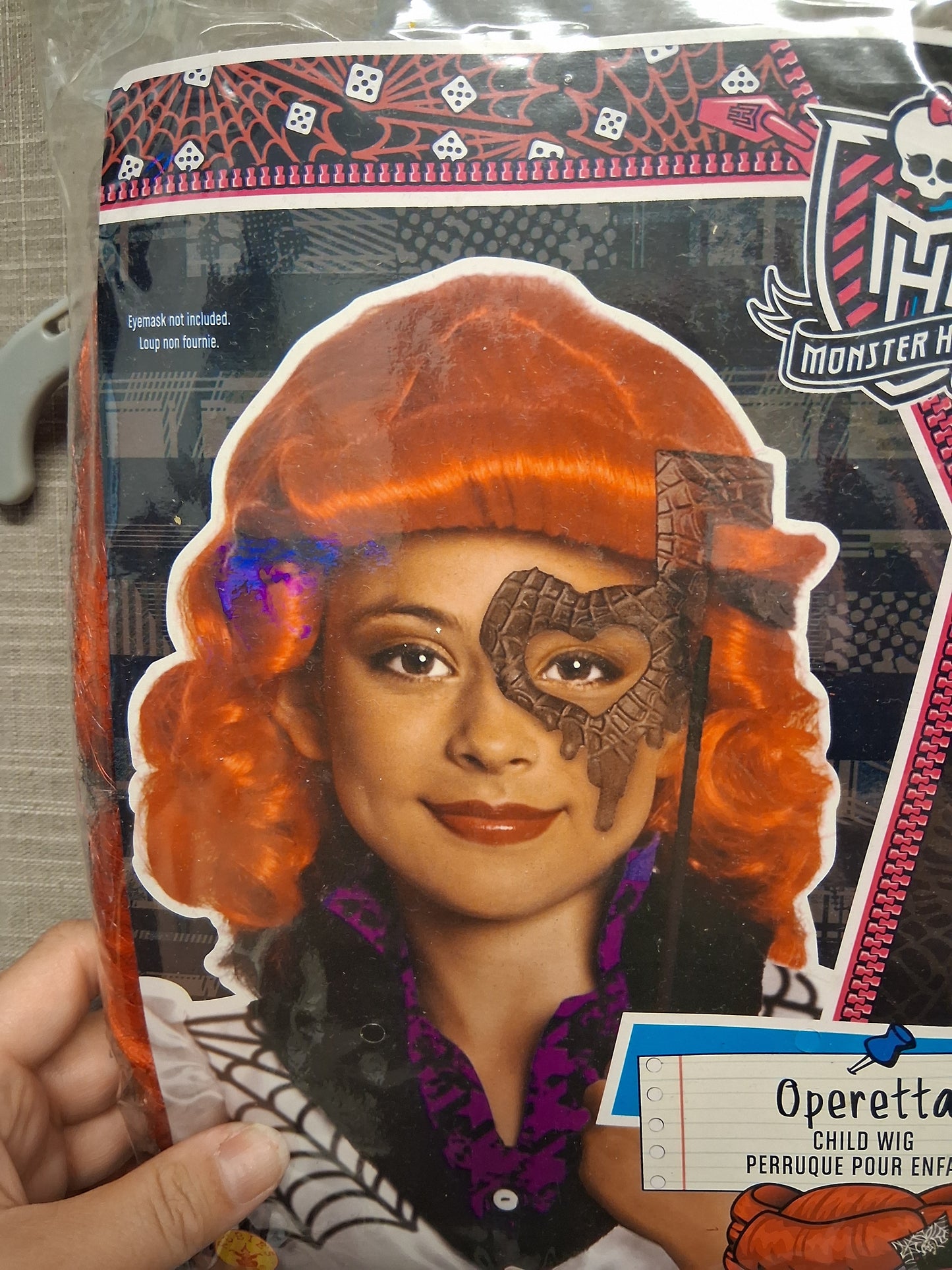 Monster High Operetta Child's Wig 6 Years Plus New