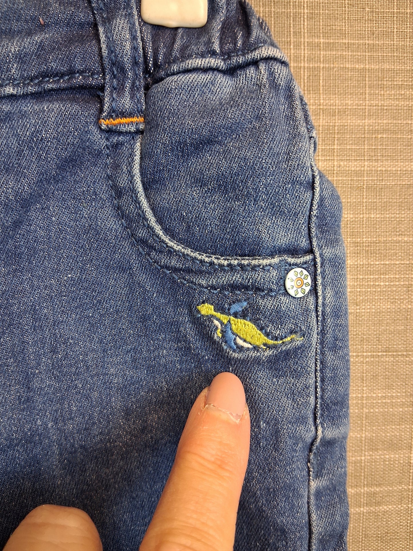 Sergent Major Boys Blue Denim Jeans Age 6 Months
