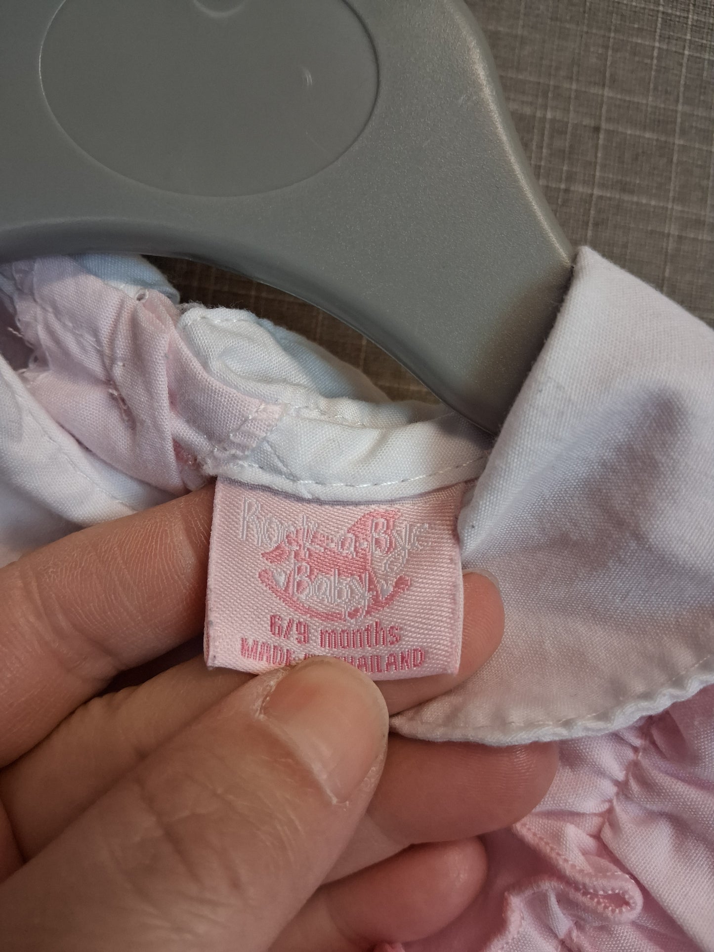 Rock a Bye Baby Tiered Dress Age 6-9 Months Pink Traditional