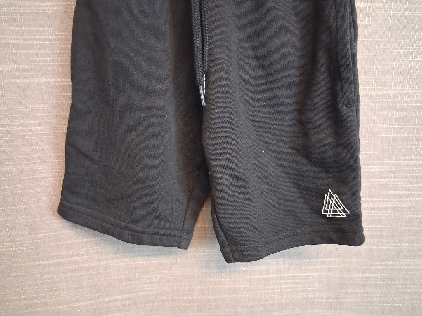 Next Boys Black Jersey Jogger Shorts Age 4-5 Years