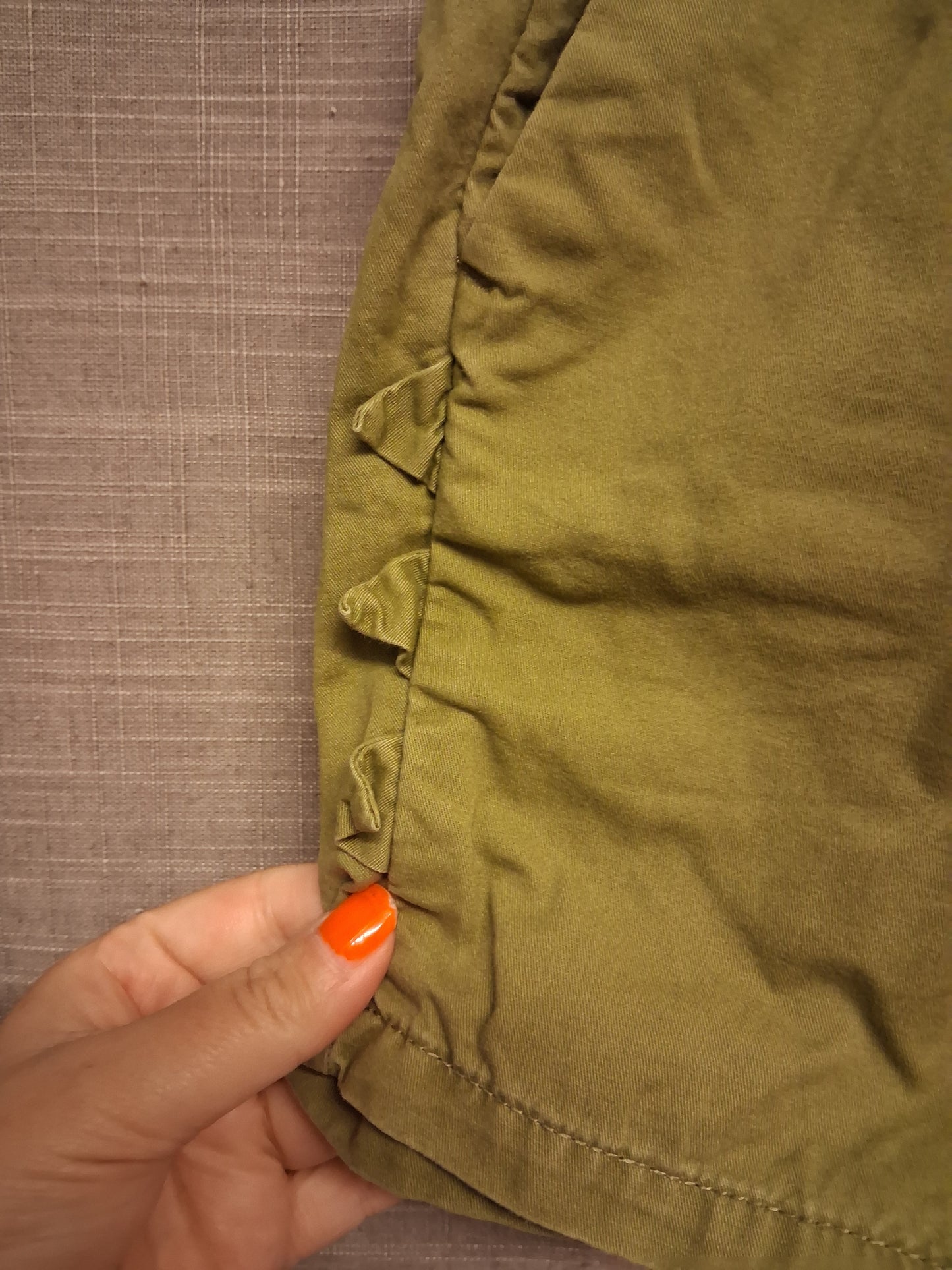 Next Boys Khaki Green Chino Dinosaur Theme Shorts Age 2-3 Years