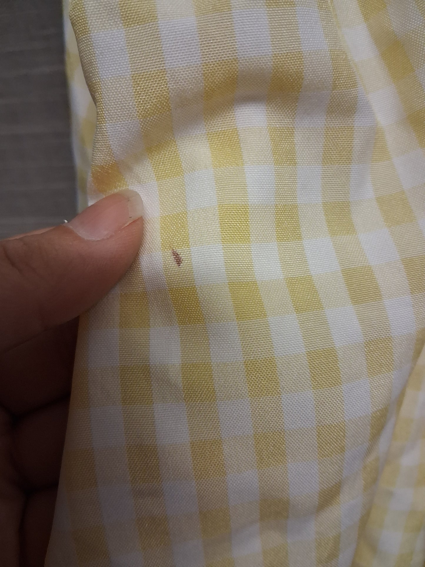 Shein Girls Yellow Check Pinafore Dress Age 6 Years